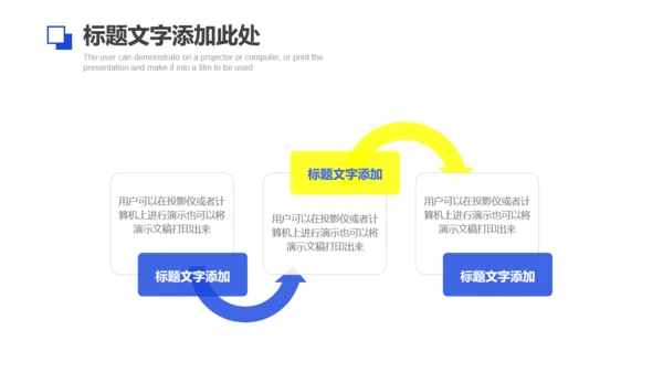 蓝色简约商业计划书通用PPT画册模板