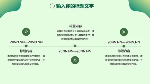 绿色环境保护主题教育PPT模板
