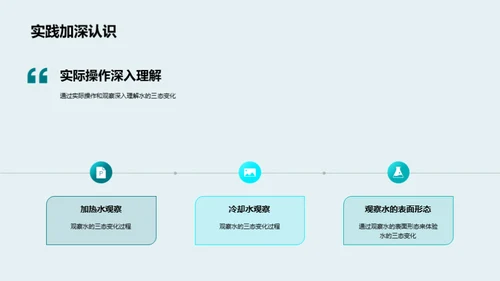 科学实验：水的三态变化