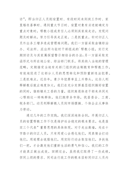 安置帮教工作总结.docx