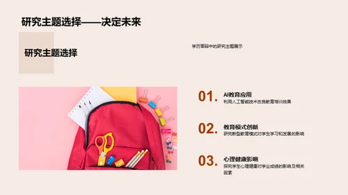 学术研究之旅