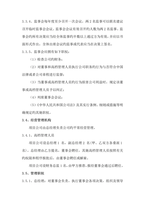 PPP专项项目公司组建专题方案.docx
