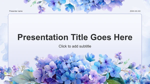 紫色小清新教育培训PPT主题