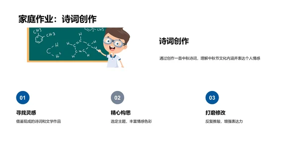 中秋诗词研究PPT模板