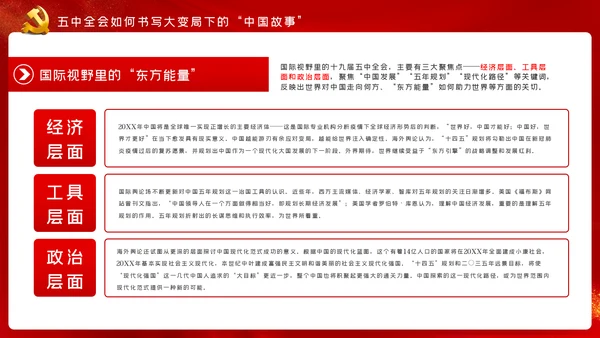 十九届五中全会十四五规划党政党建党政党课