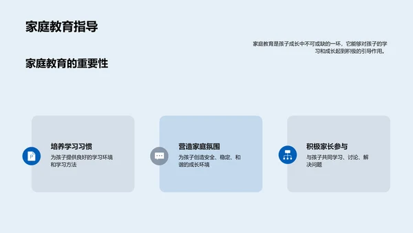 家长会心理讲座PPT模板