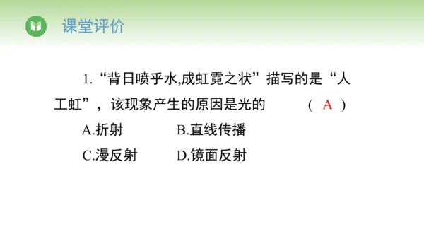 2024-2025学年人教版物理八年级上册4.5光的色散课件（19页ppt）
