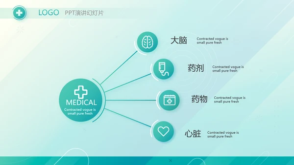 绿色智慧医院信息化建设年终工作总结PPT动态