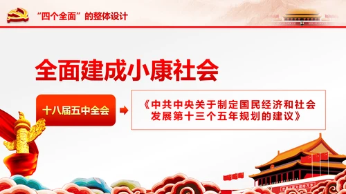 学习贯彻十八届六中全会精神动态PPT模板