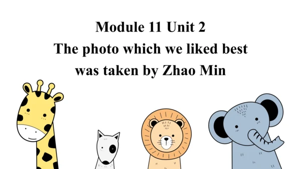 外研版九上M11U2教学课件