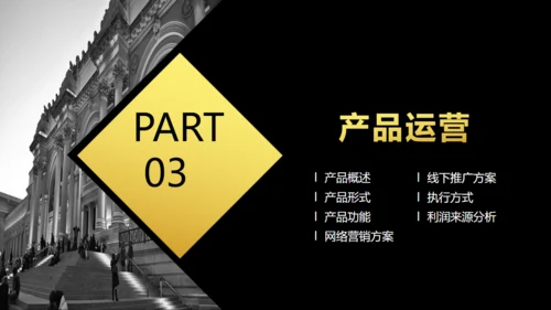 大气商业融资创业计划书商务通用PPT模板