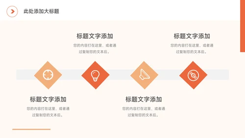 橙色图文简洁企业商业计划书PPT模板