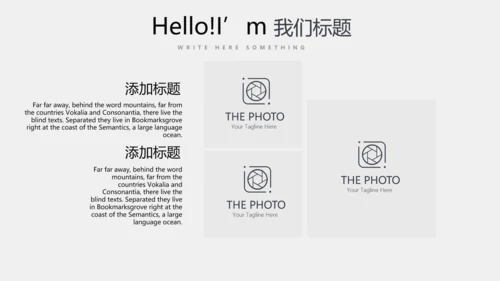 灰色公司产品介绍宣传通用PPT动态模板