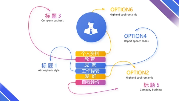 蓝色大气体育竞技运动比赛动态PPT