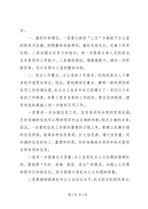 办公室主任竟职演讲 (3).docx