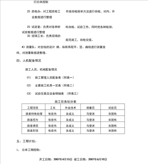 路基工程开工申请