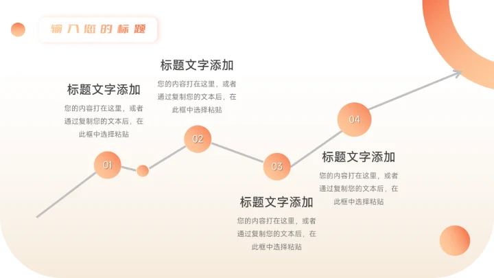 橙色创意UI质感数码产品宣传PPT模板