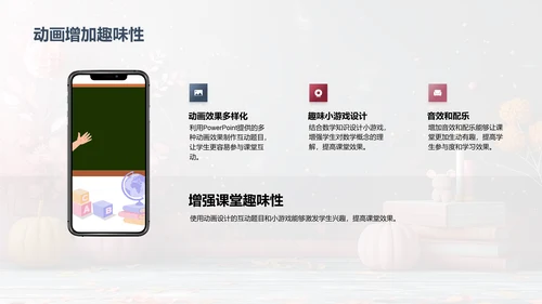 初二数学互动教案PPT模板