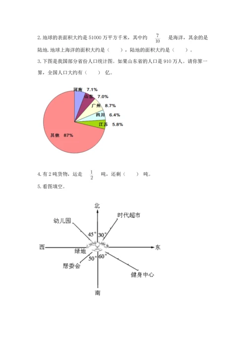 人教版六年级上册数学期末测试卷精品【典型题】.docx
