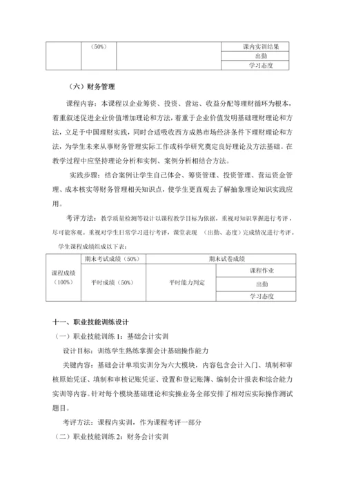 会计人才培养专业方案.docx