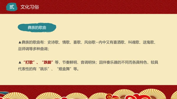 少数民族，彝族介绍PPT模板