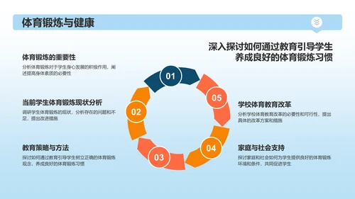 蓝色3D风全国中小学生安全教育日PPT模板