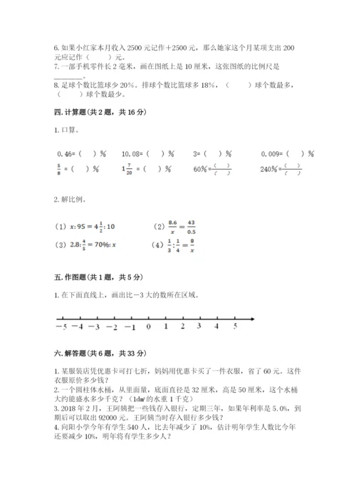 小学六年级下册数学期末卷精品【夺分金卷】.docx