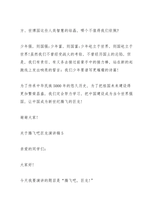 关于腾飞吧巨龙演讲稿.docx