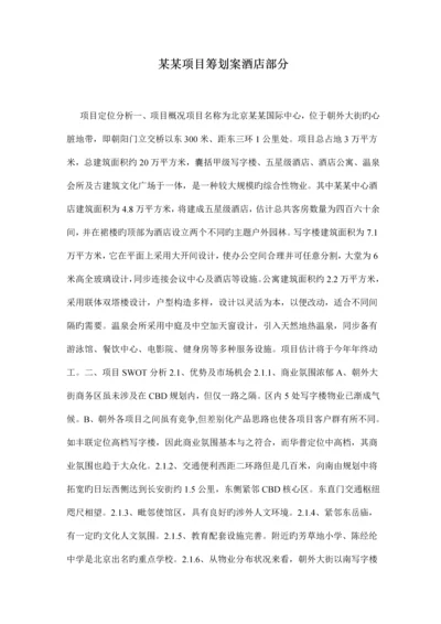 大型专项项目专题策划专题方案.docx