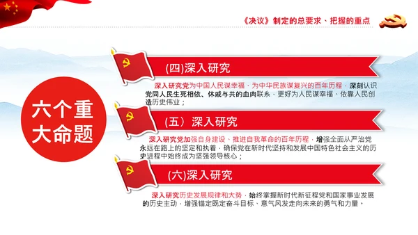 党的百年奋斗史成就经验历史决议制定背景PPT