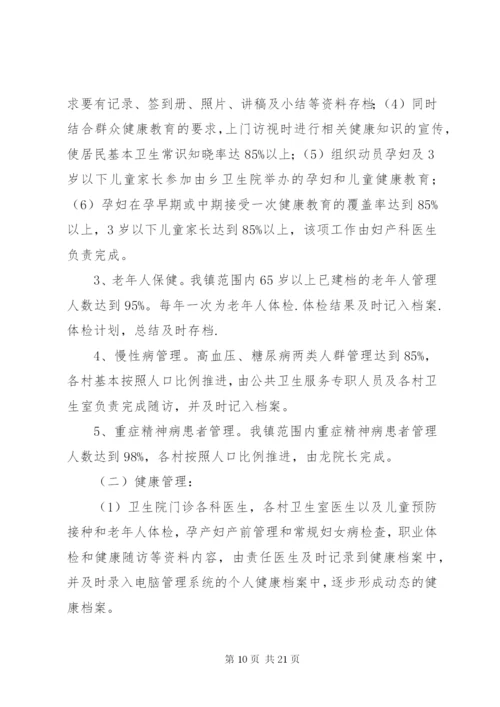 社区公共卫生工作计划.docx