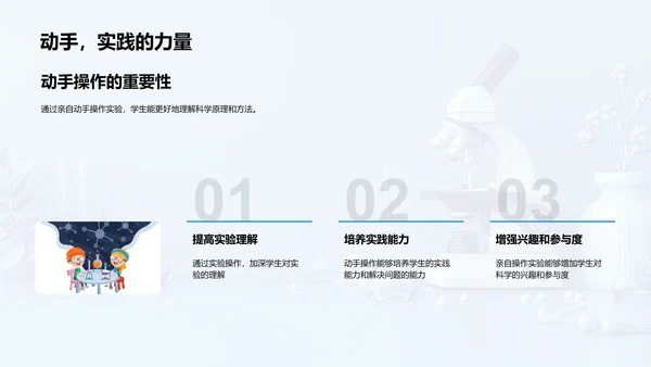 科学实验课程教学PPT模板