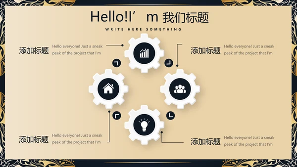 高端尊贵大气餐厅创业项目计划书动态PPT