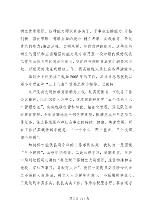 春训会学习心得.docx