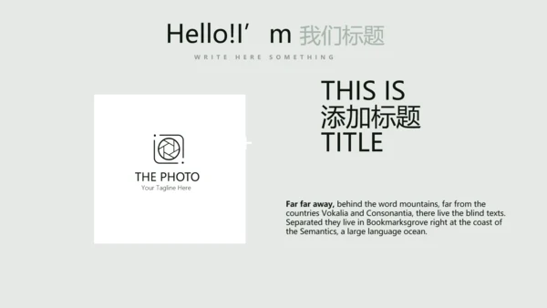 文艺小清新公司产品介绍宣传通用PPT动态模板