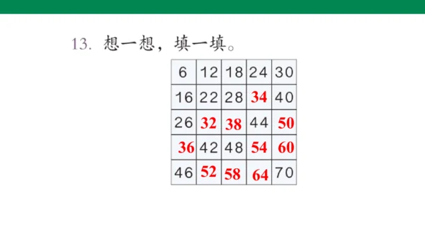 总复习练习二十-人教版数学一年级下册第八单元教学课件(共30张PPT)