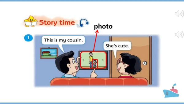 Unit 1 She’s my aunt story time课件(共29张PPT)