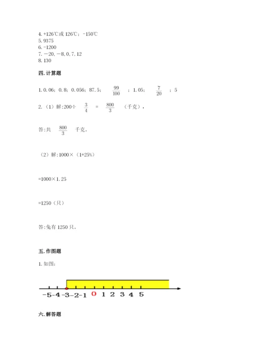 北师大版六年级下册数学期末测试卷（研优卷）.docx