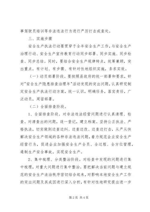 交通局整治安全执法实施方案.docx