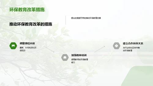 绿色前行：环保教育解析