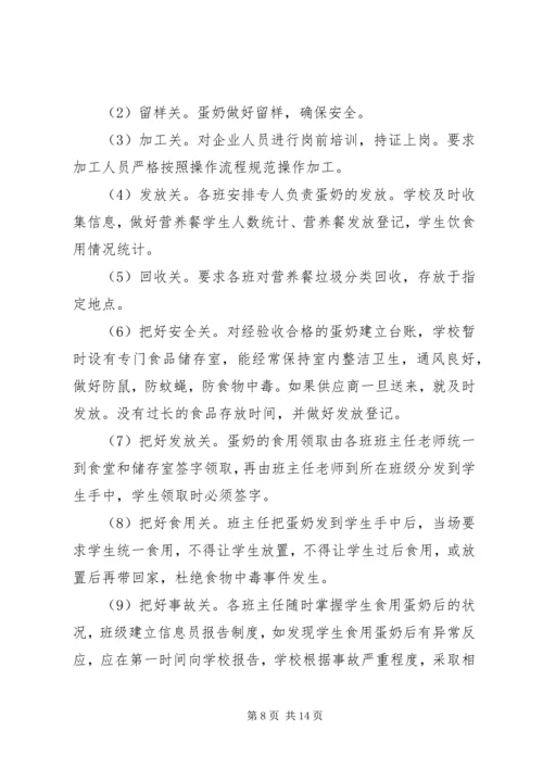 营养餐”工程的自查报告.docx