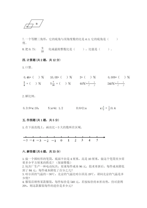 北京版六年级下册期末真题卷带答案（培优a卷）.docx