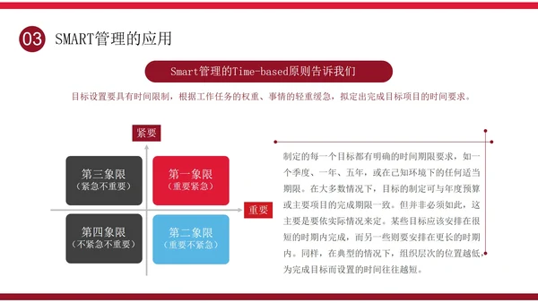 简约大气企业培训目标管理之smart原则PPT模板