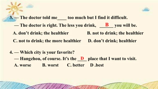 Module 3 Life now and then Unit 3 Language in use 