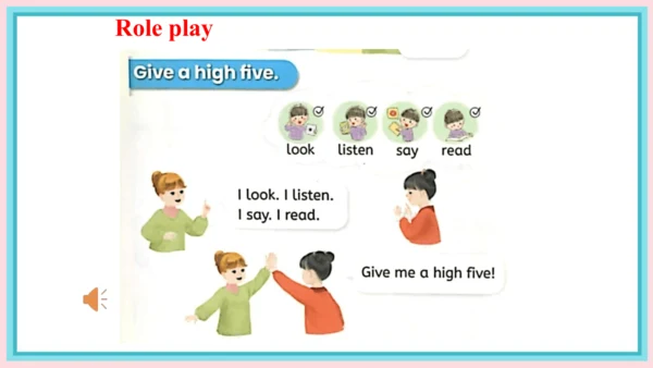 一年级英语上学期 Unit 3 Look,listen and learn Lesson 2 课件