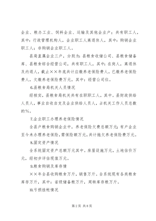 县粮食局粮食流通体制改革情况汇报 (3).docx