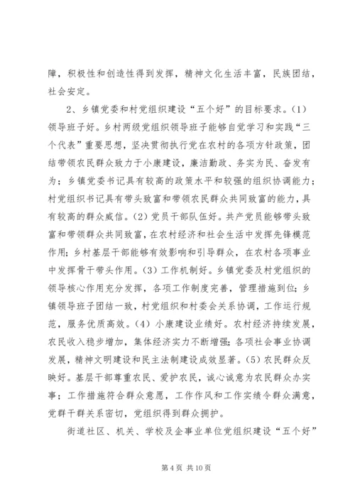 开展农村党的建设“三级联创”活动的安排意见.docx