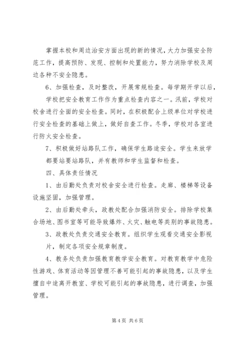 毕武庄小学安全工作汇报 (3).docx