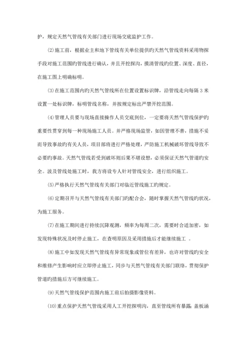 天然气管道保护专项方案.docx