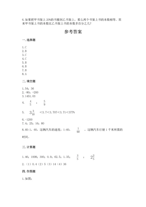 人教版六年级下册数学期末考试试卷a4版可打印.docx